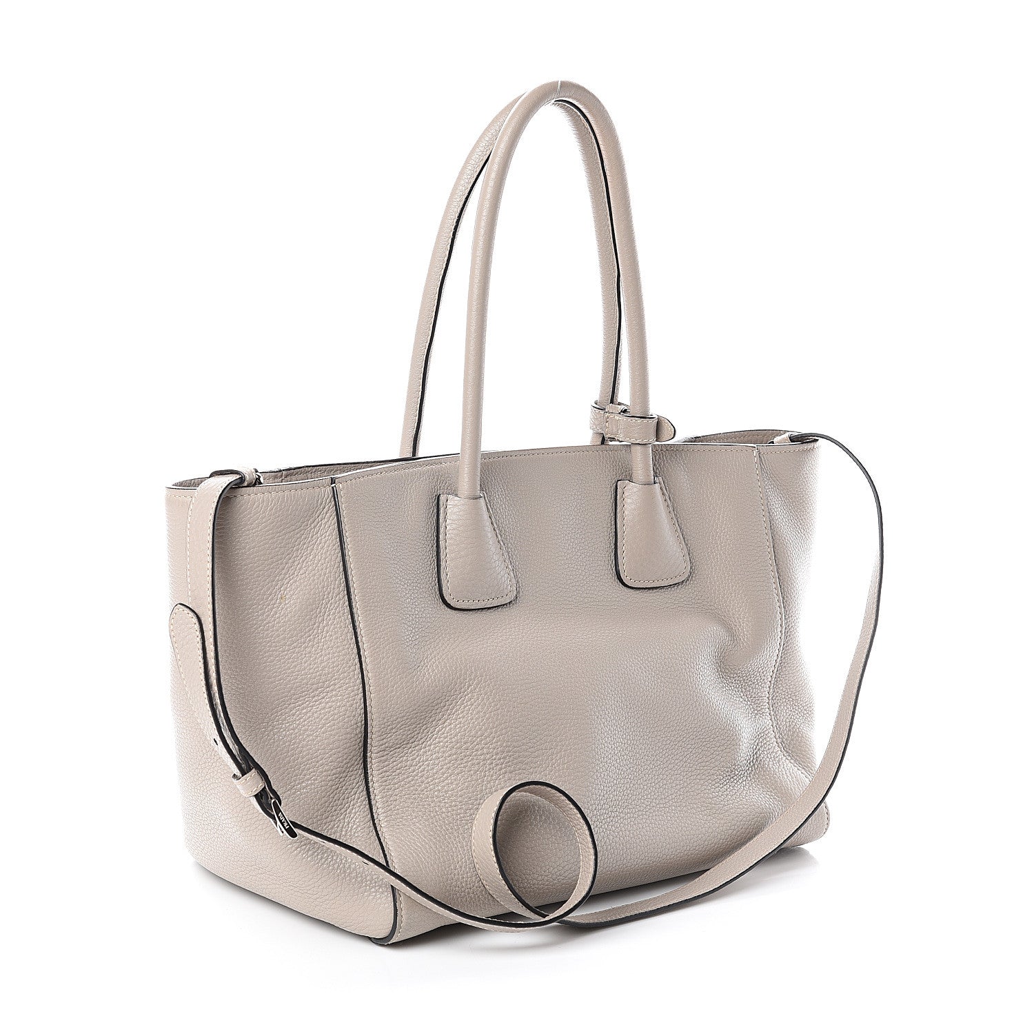 Prada Vitello Phenix Shopping Tote Pomice 2 of 8