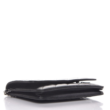 Chanel Lambskin Quilted Wallet On Chain WOC Black 4 of 9