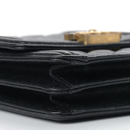 Chanel Caviar Quilted North South Boy Flap Black 8 of 9