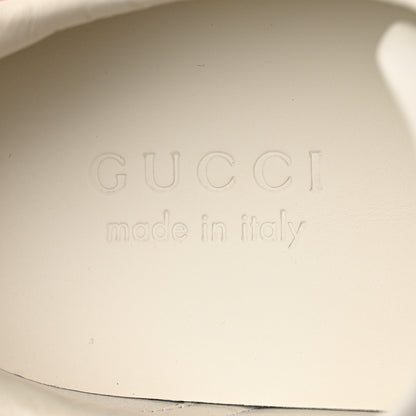 Gucci Calfskin Web Interlocking G Mens Ace Sneakers 8.5 White 7 of 9