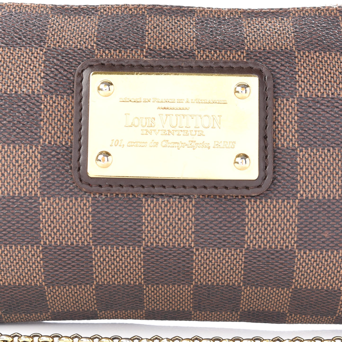 Damier Ebene Eva Clutch