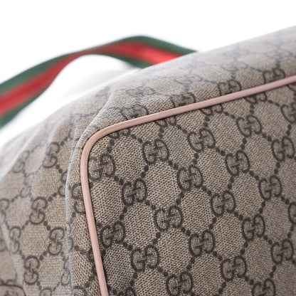 Gucci GG Supreme Monogram Diaper Bag Pink 21 of 21