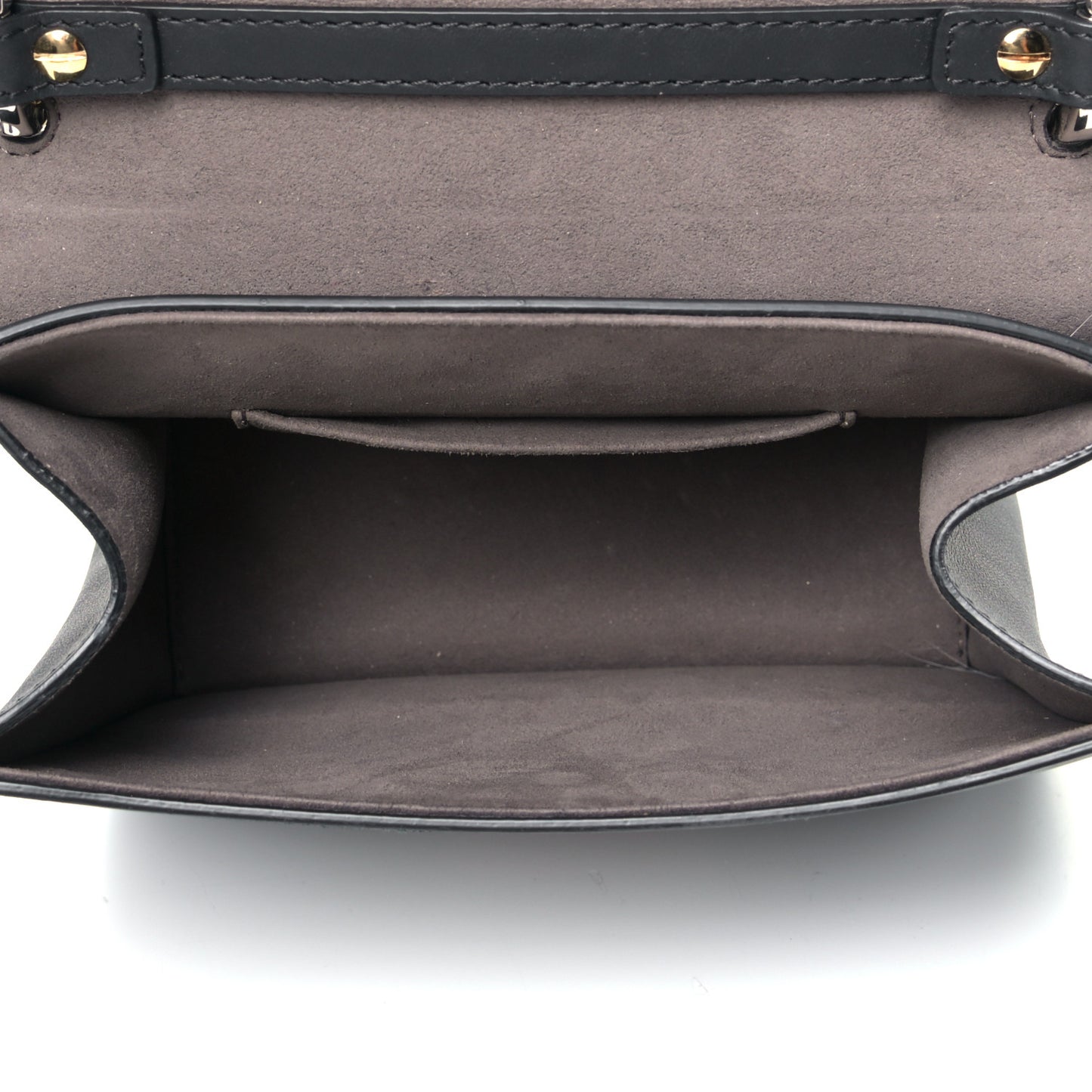 Vitello Century Opaco F is Fendi Small Kan I Shoulder Bag Black