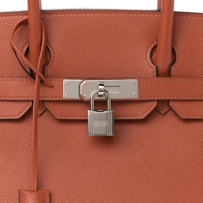 Hermes Taurillon Novillo Birkin 30 Cuivre 8 of 12