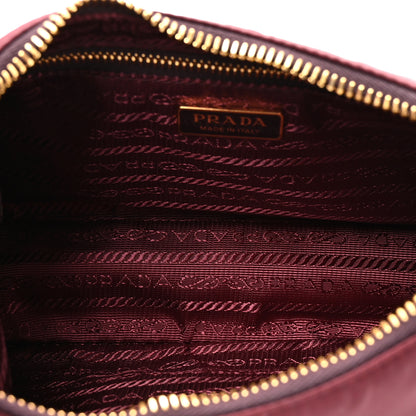 Prada Tessuto Nylon Saffiano Mini Re-Edition 2005 Bag Bordeaux 5 of 9