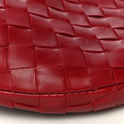 Bottega Veneta Nappa Intrecciato Mini Jodie Dark Red 10 of 11