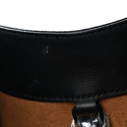 MCM Visetos Maxi Large Munchen Tote Black Cognac 14 of 14
