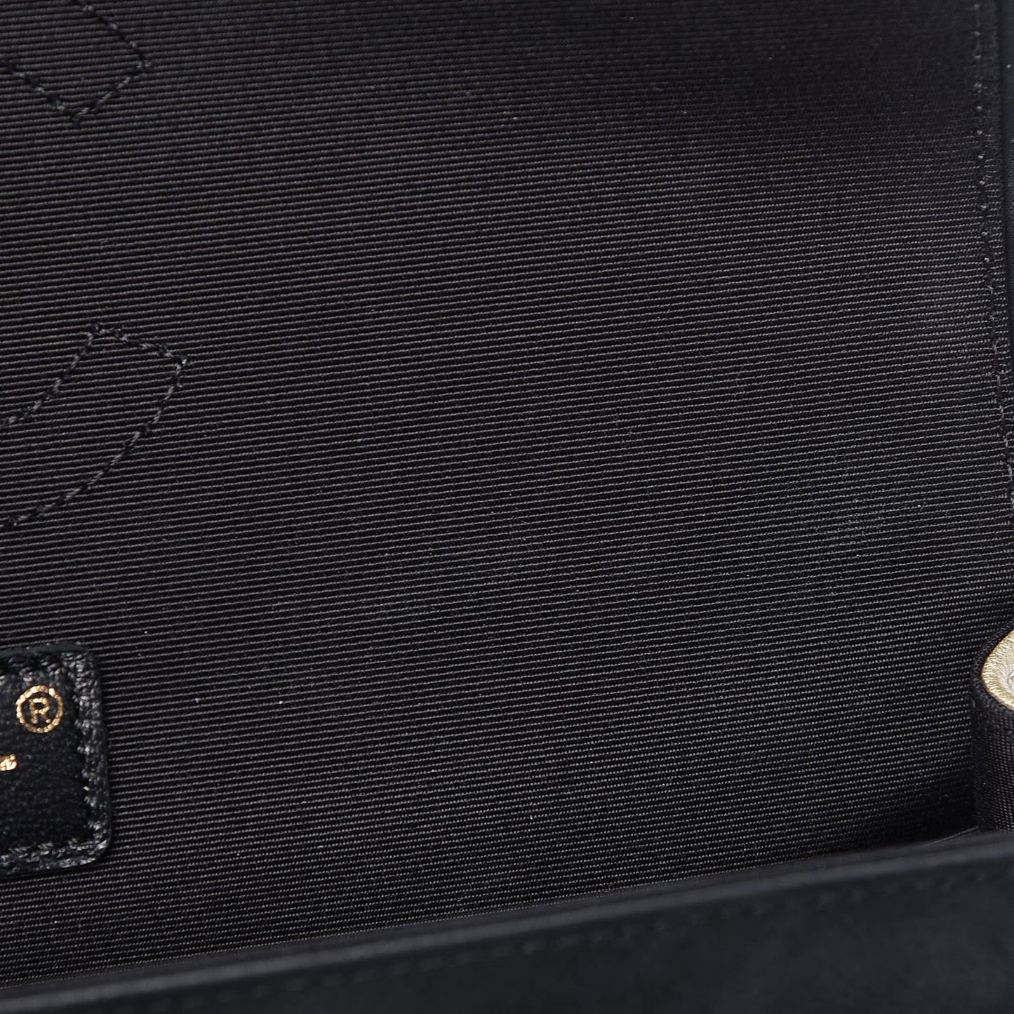 Caviar Iridescent Calfskin Duo Medium Double Flap Light Gold Black