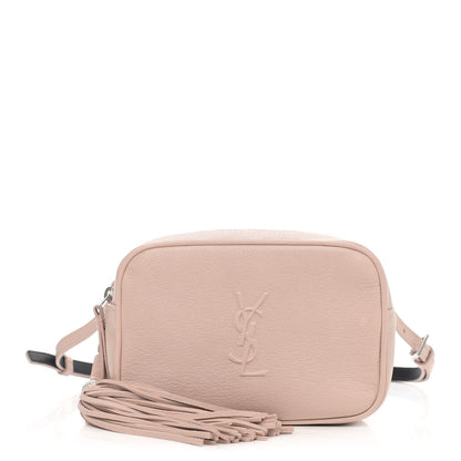 Saint Laurent Lambskin Monogram Lou Belt Bag Marble Pink 1 of 12