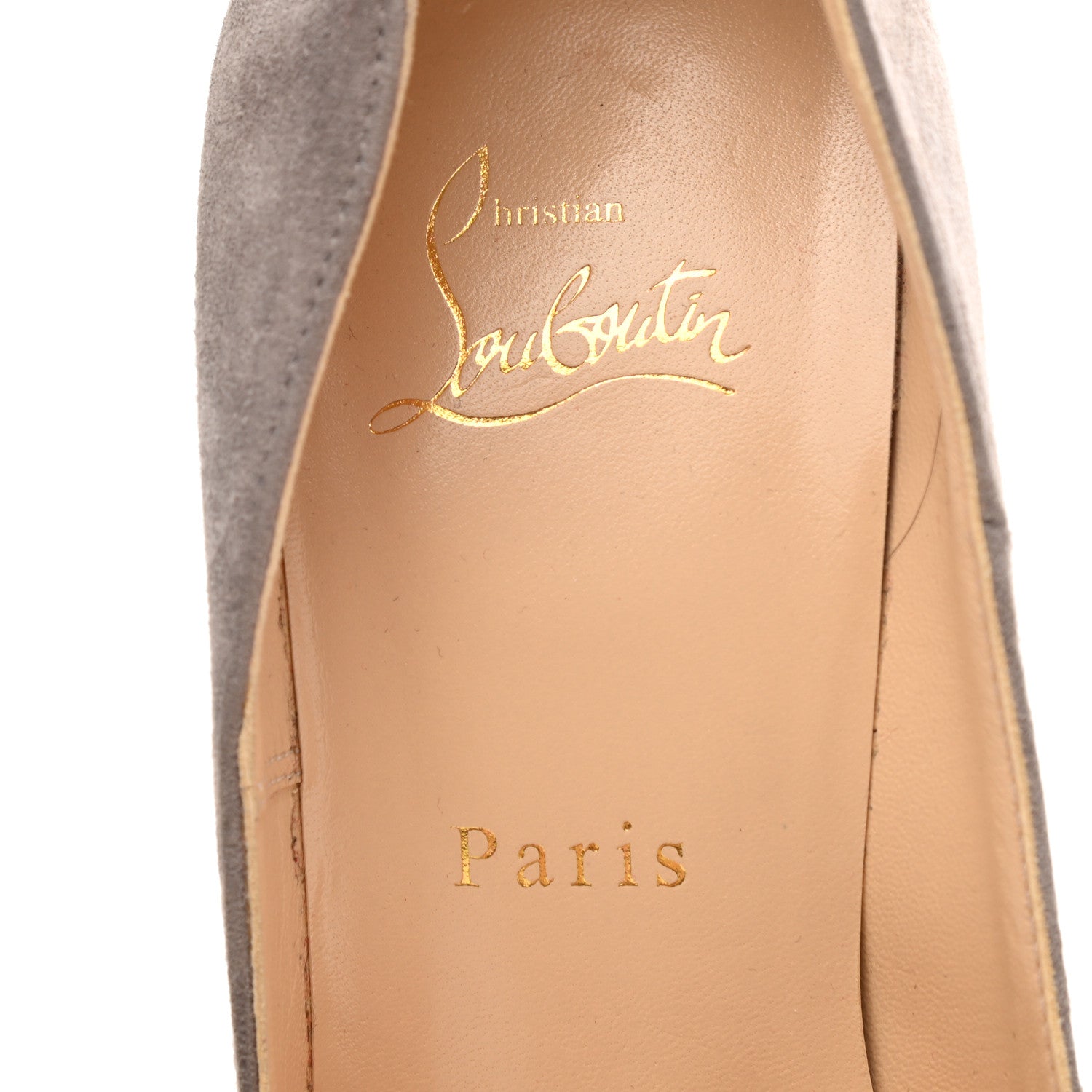 Christian Louboutin Veau Velours So Kate 120 Pumps 37 Storm 7 of 12