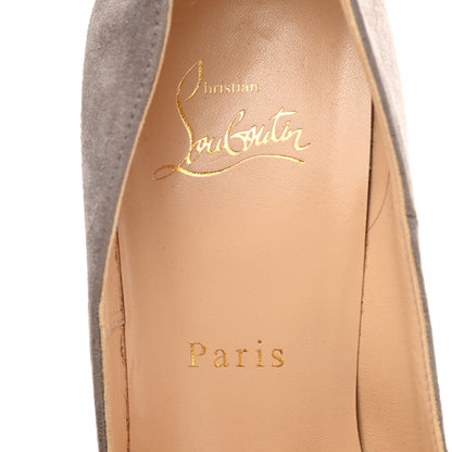 Christian Louboutin Veau Velours So Kate 120 Pumps 37 Storm 7 of 12