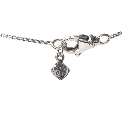 David Yurman Sterling Silver Diamond 16mm Small Starburst Pendant Necklace 5 of 6