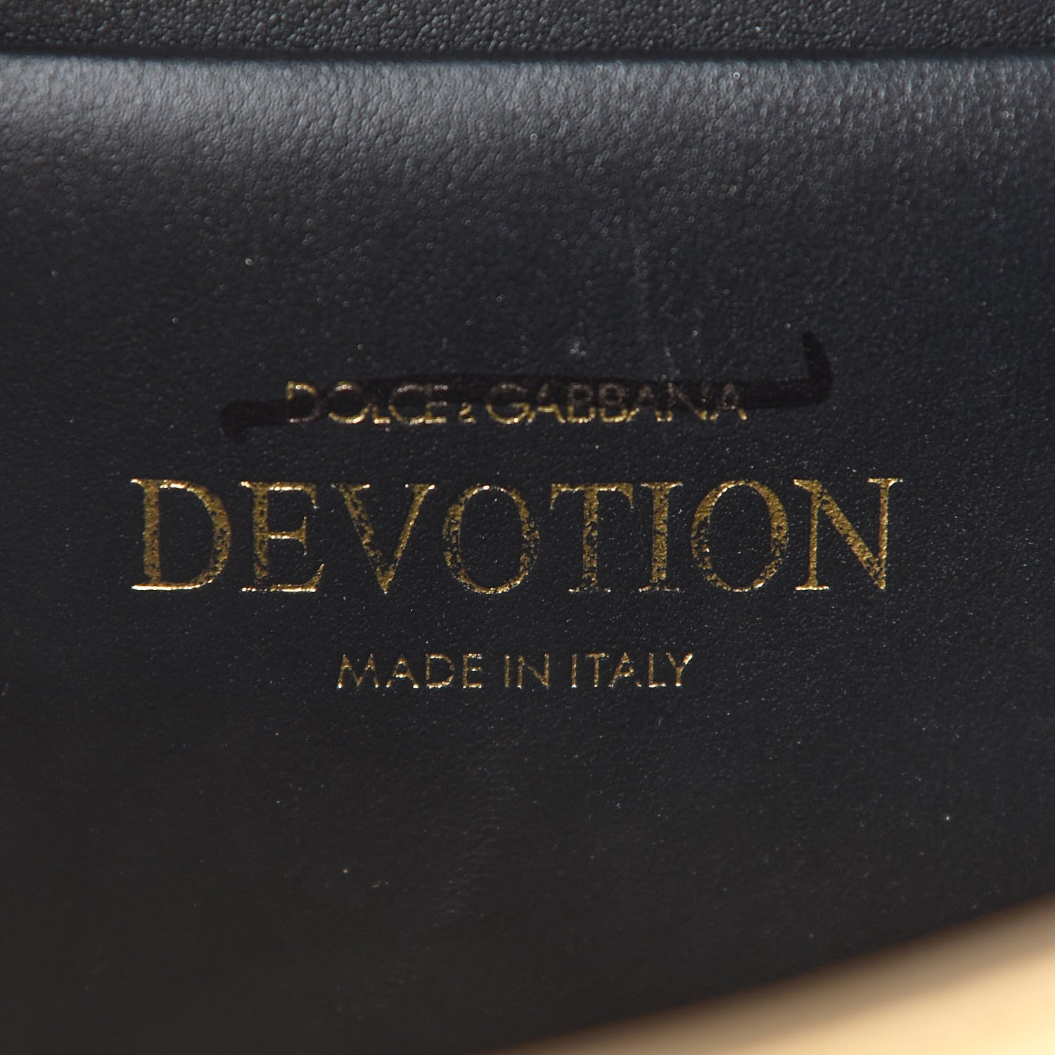Dolce & Gabbana Smooth Calfskin Devotion Envelope Top Handle Bag Gold 6 of 9