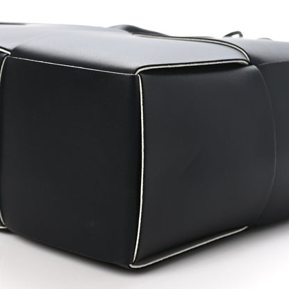 Bottega Veneta Nappa Maxi Intrecciato Medium Arco Tote Black White 10 of 10