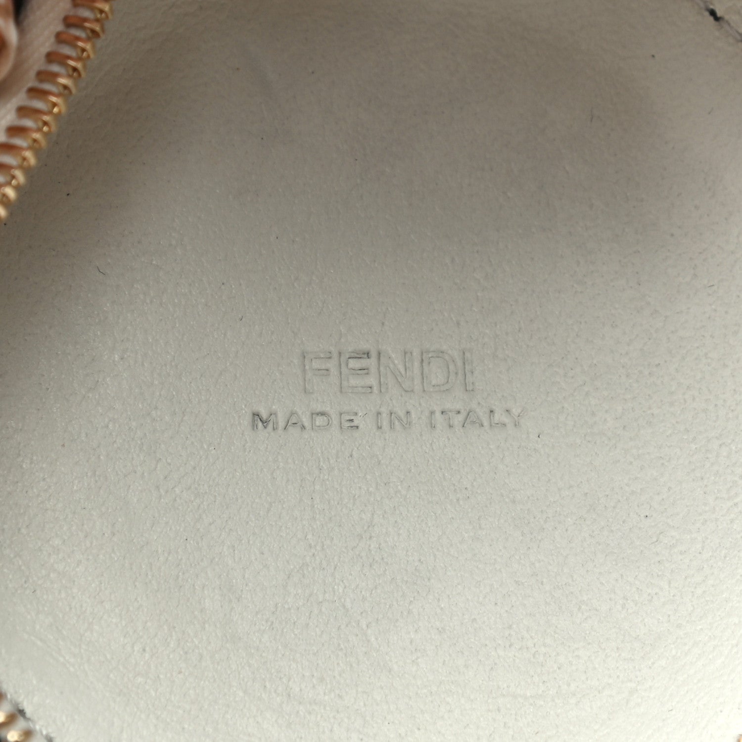 Fendi X FILA Calfskin Mania Backpack Help Bag Charm White Blueberry Multicolor 4 of 6