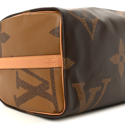Louis Vuitton Reverse Monogram Giant Speedy Bandouliere 30 10 of 12
