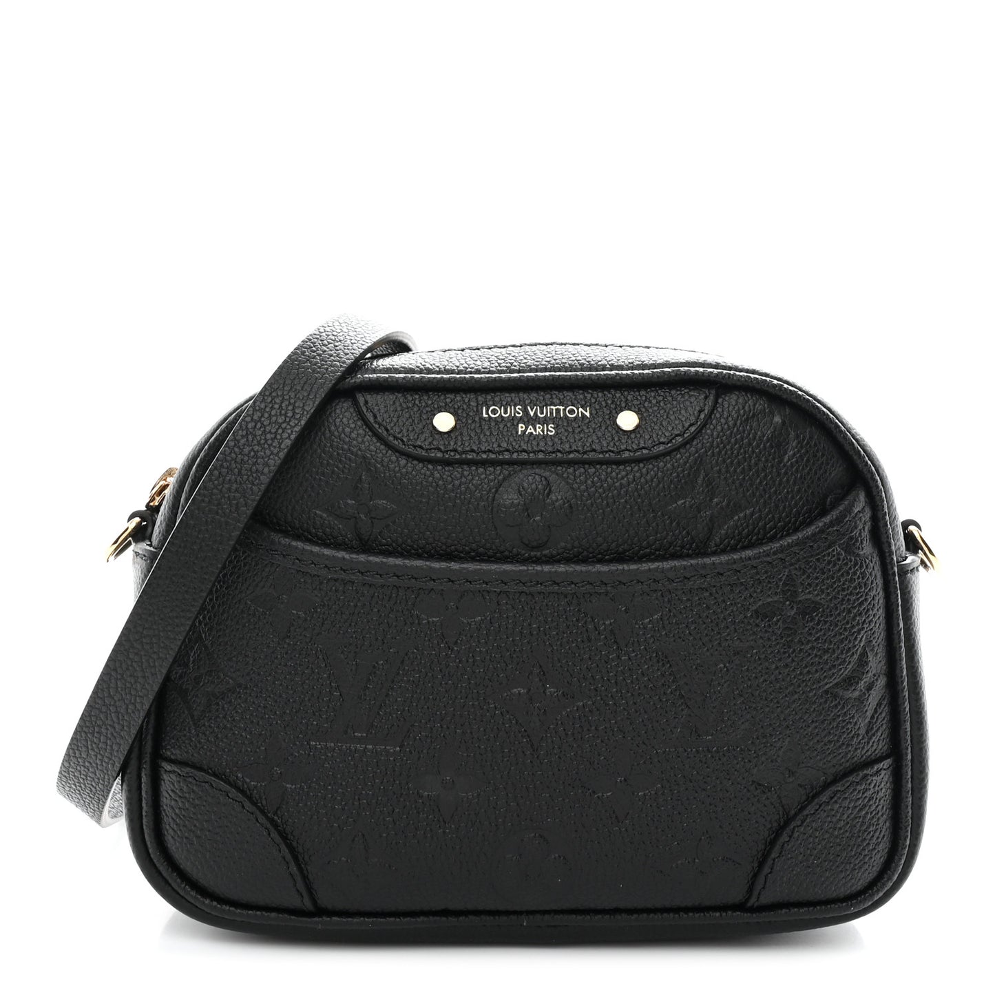 Empreinte Monogram Tiny Camera Bag Black