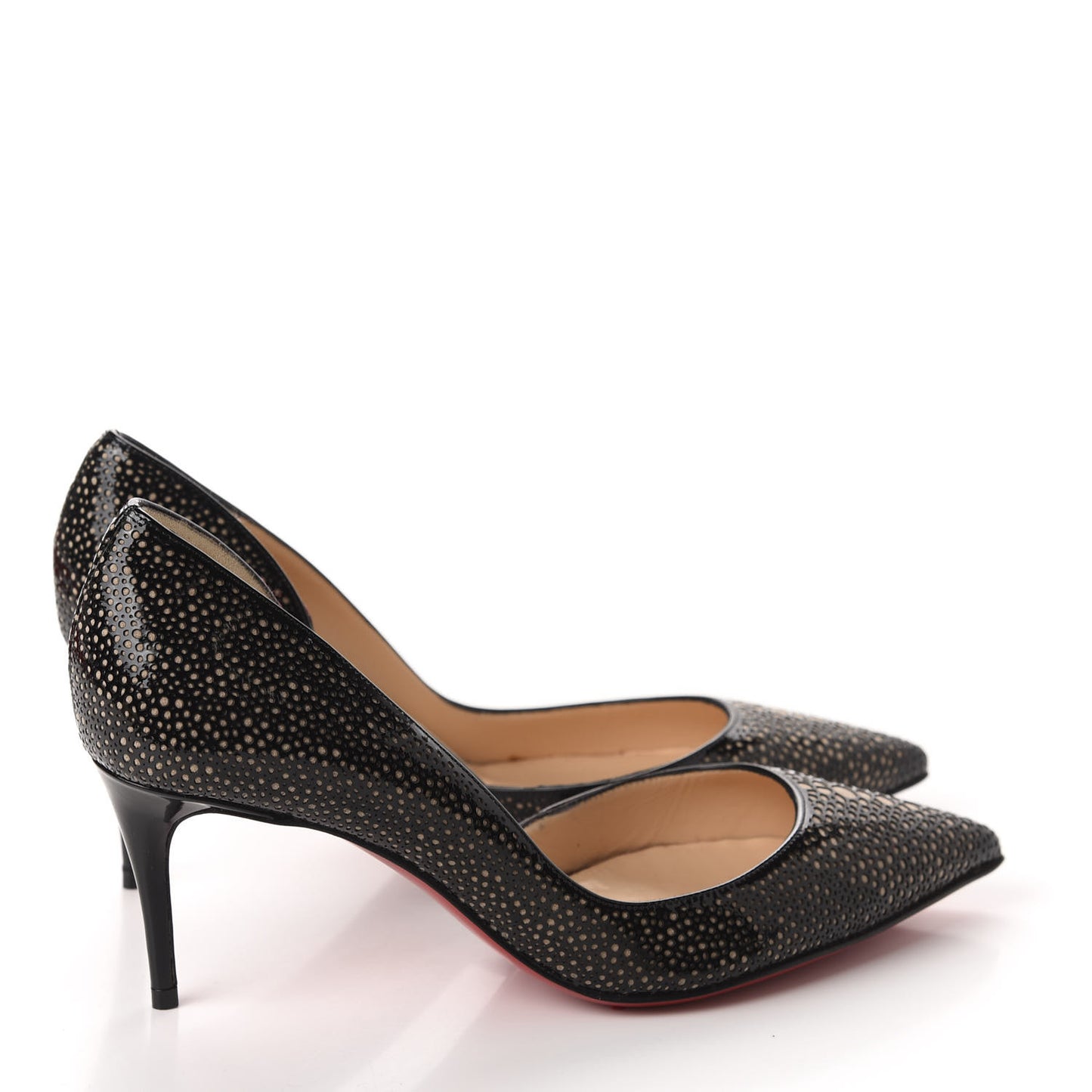 Patent Glitter Galupump 70 Pumps 35.5 Black Gold