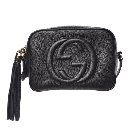 Gucci Pebbled Calfskin Small Soho Disco Bag Black 1 of 12