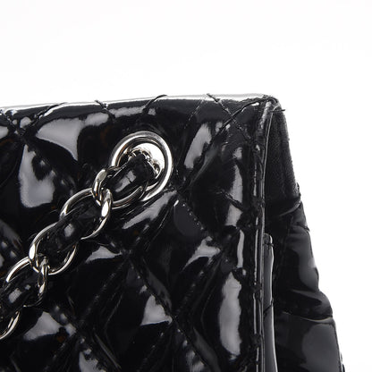 Chanel Vinyl Quilted In the Business Flap Bag Black 10 of 12
