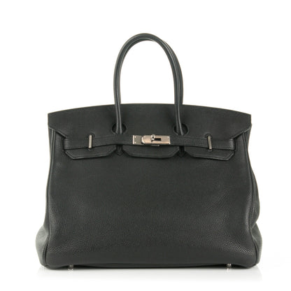 Hermes Taurillon Clemence Birkin 35 Black 1 of 27