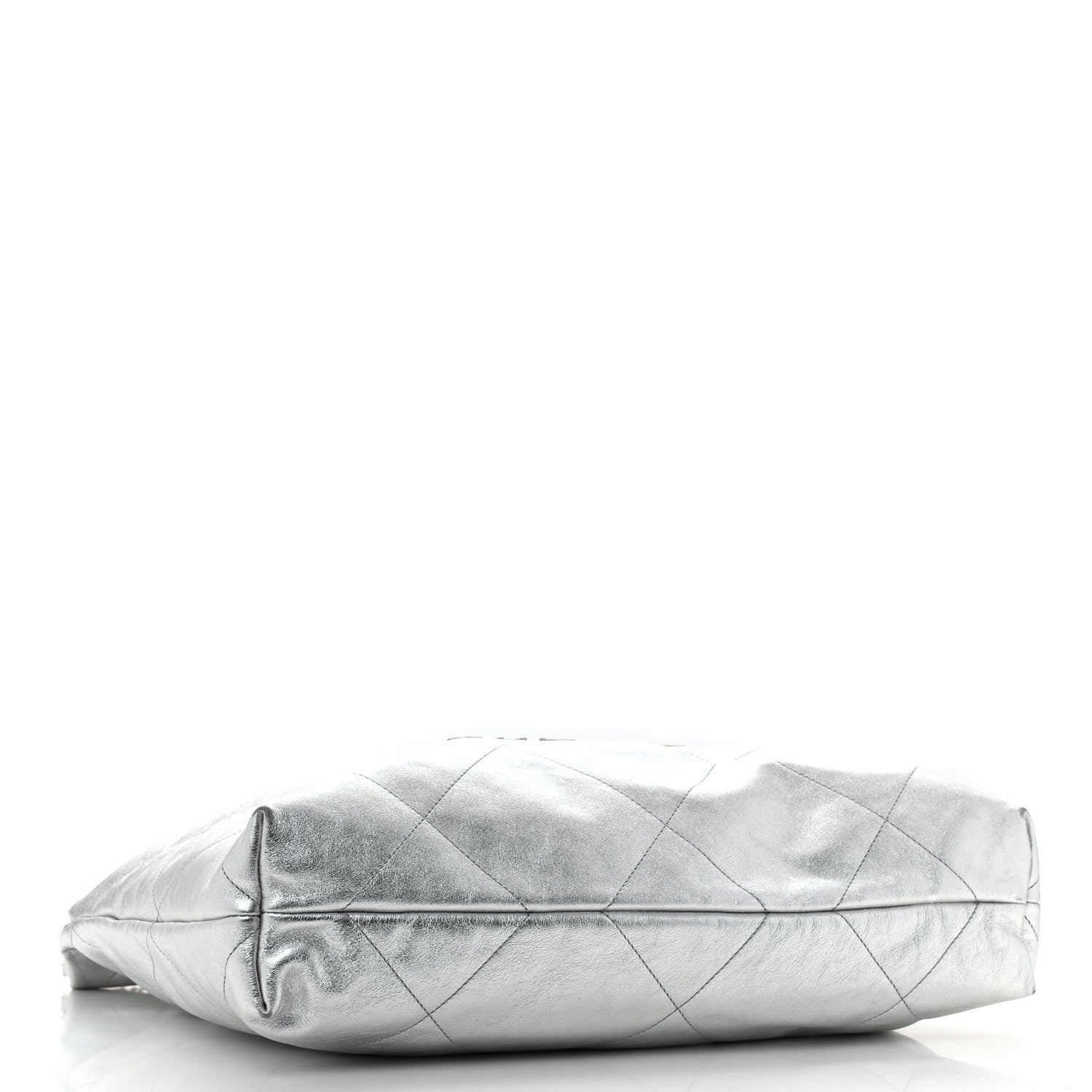 Chanel Metallic Calfskin Quilted Chanel 22 Silver 5 of 13
