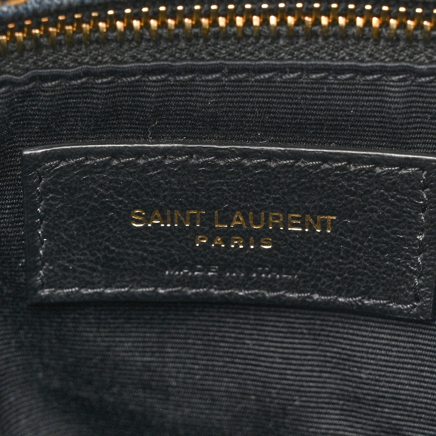 Denim Quilted Medium Loulou Puffer Monogram Chain Satchel Blue Cinnamon