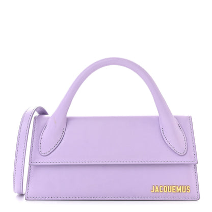 Jacquemus Smooth Calfskin Le Chiquito Long Lilac 1 of 13