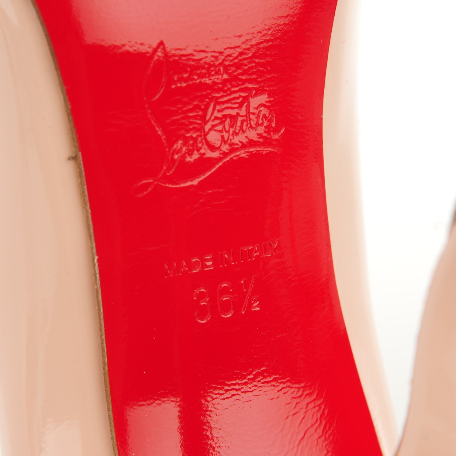 Christian Louboutin Patent Wawy Dolly 120 Pumps 36.5 Ballerina 6 of 7
