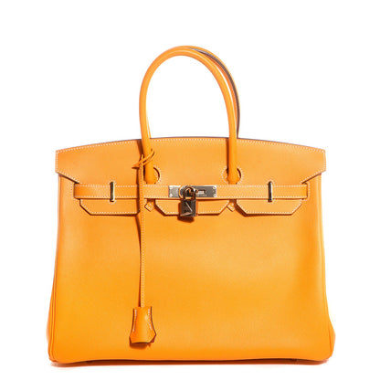 Hermes Epsom Candy Birkin 35 Jaune D'Or 1 of 21