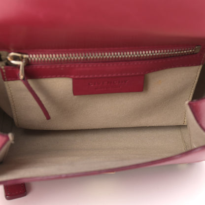 Givenchy Textured Calfskin Mini Pandora Box Crossbody Bag Magenta 5 of 10