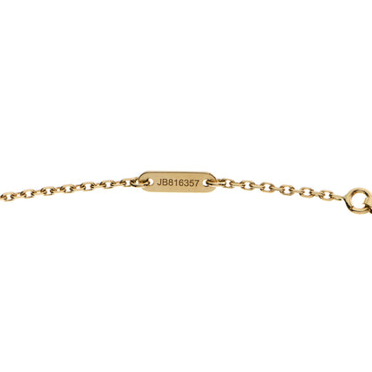 Van Cleef & Arpels 18K Yellow Gold Mother of Pearl Sweet Alhambra Butterfly Pendant Necklace 6 of 7