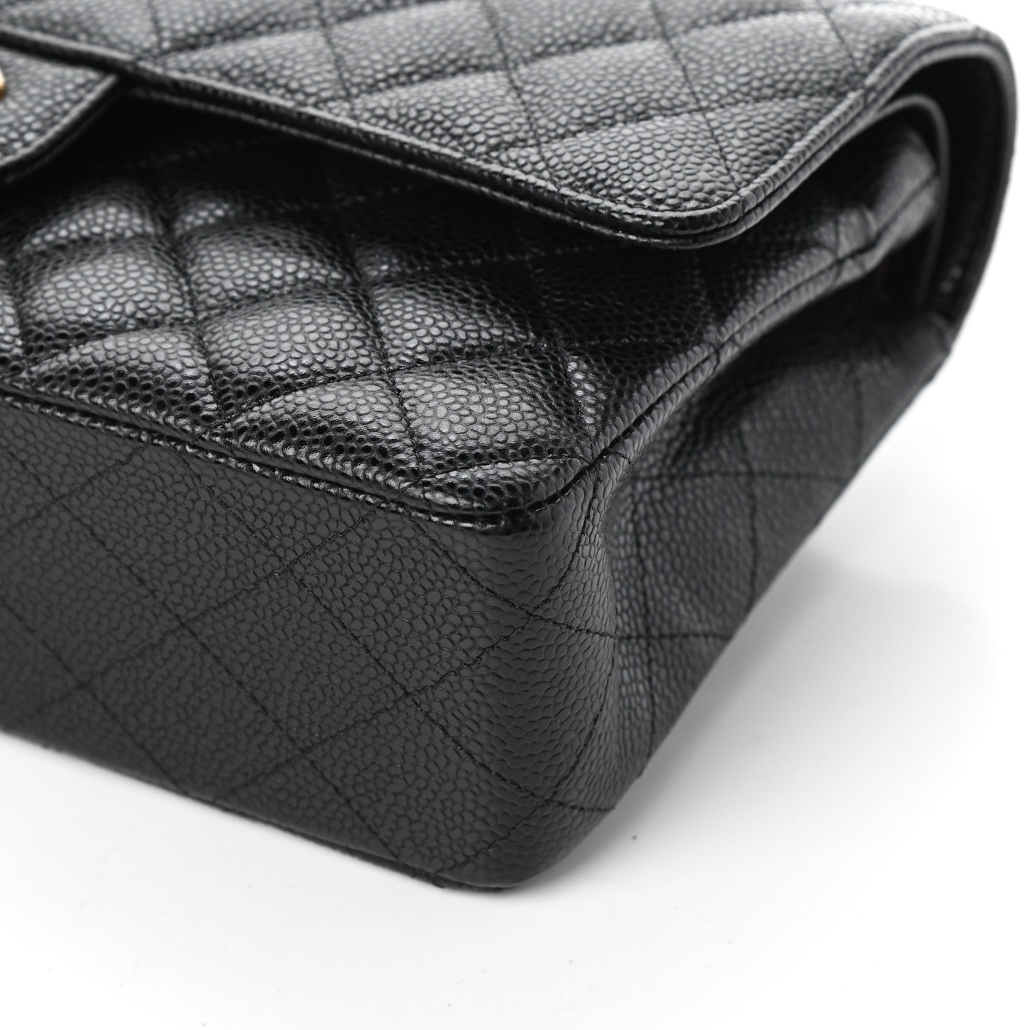 Chanel Caviar Quilted Medium Double Flap Black 10 of 10
