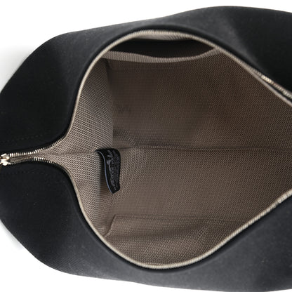Hermes Canvas Large Bride-A-Brac Pouch Bleu Nuit 5 of 9