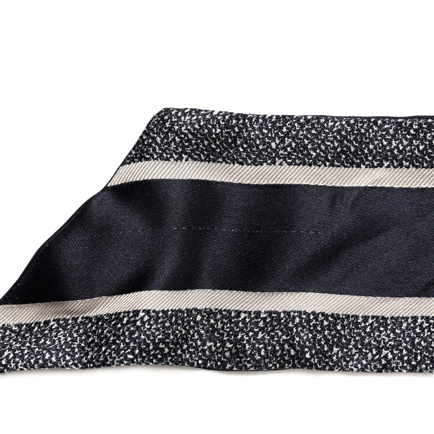 Silk Oblique Mitzah Scarf Blue