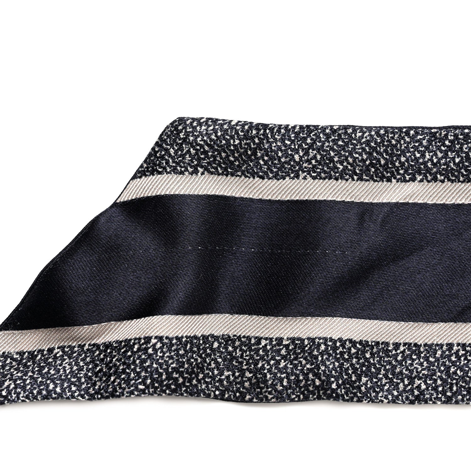 Christian Dior Silk Oblique Mitzah Scarf Blue 7 of 9