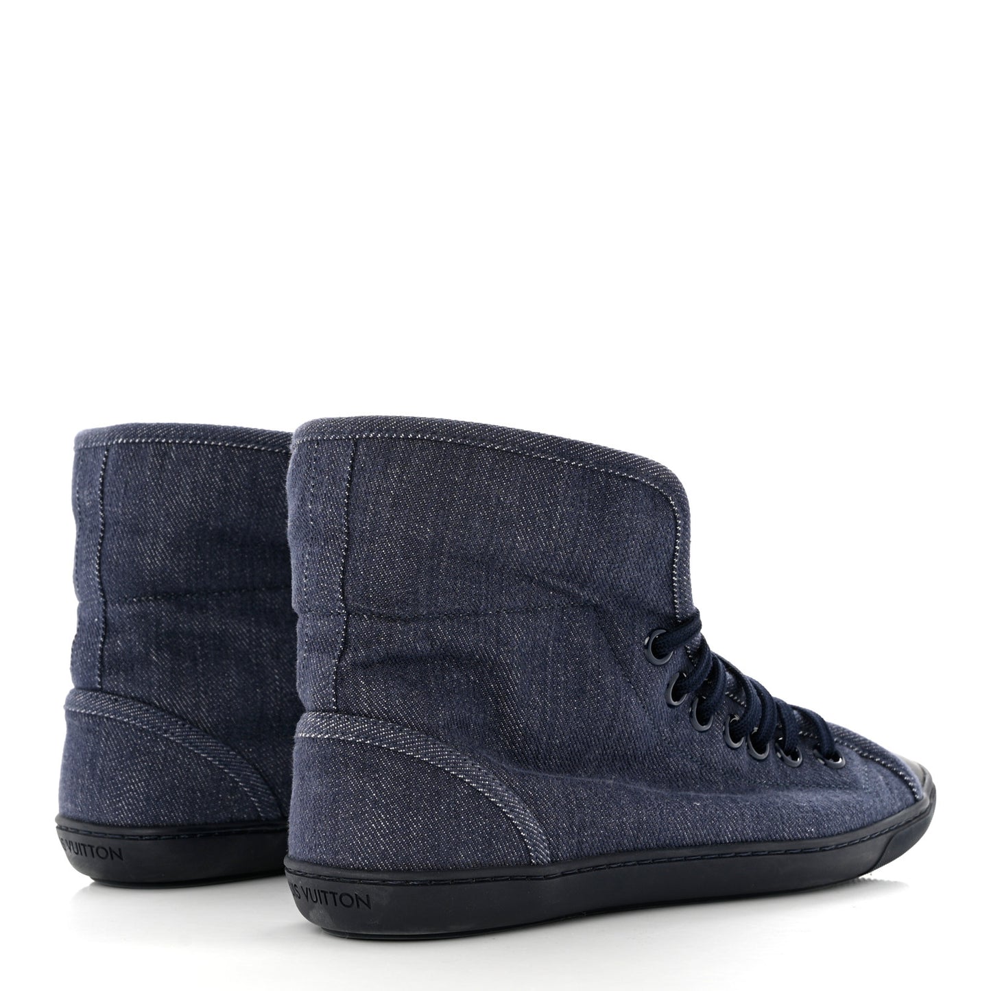 Monogram Denim Brea Sneaker 37.5 Blue