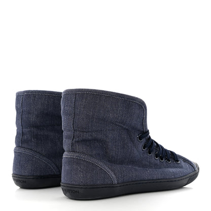 Louis Vuitton Monogram Denim Brea Sneaker 37.5 Blue 4 of 7