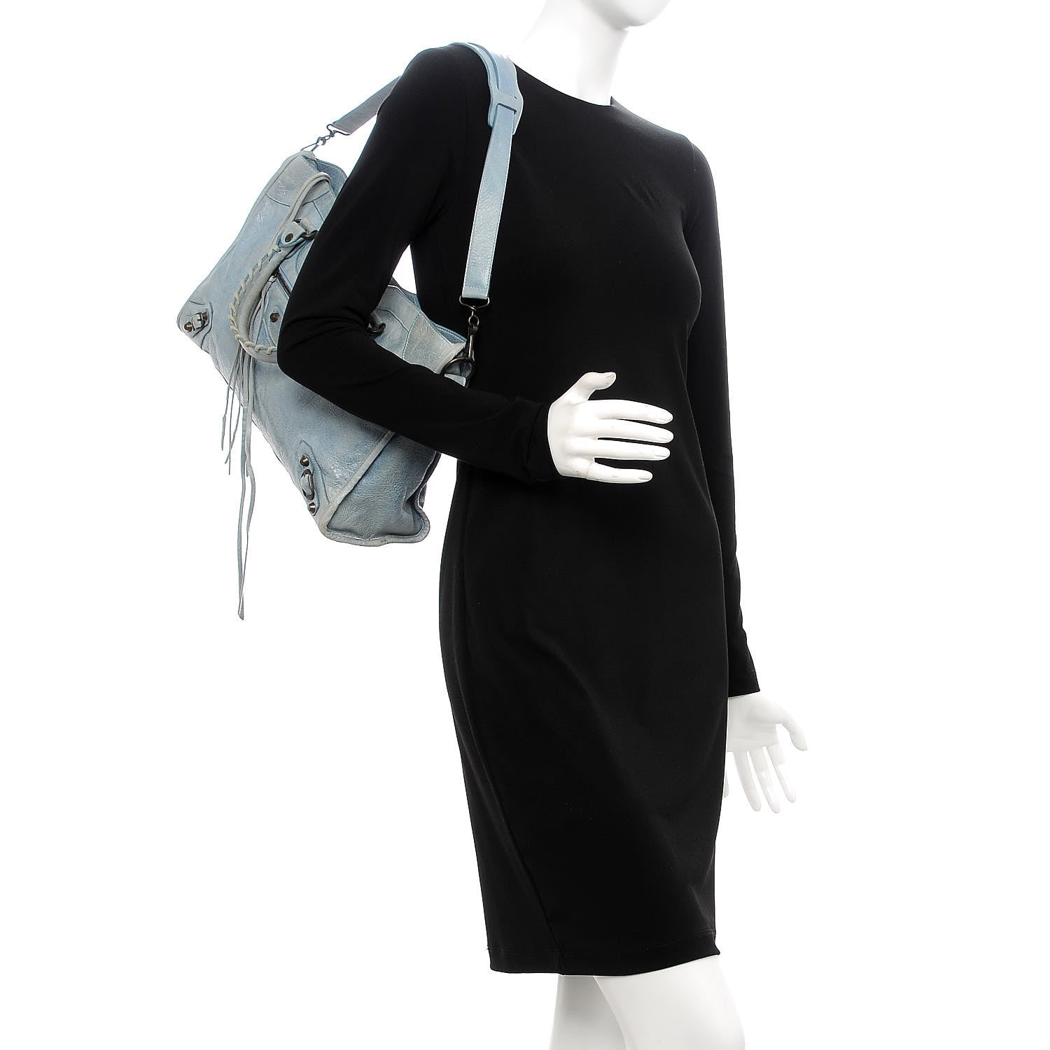Balenciaga Agneau Classic Hardware S Cityky Bleu 2 of 13