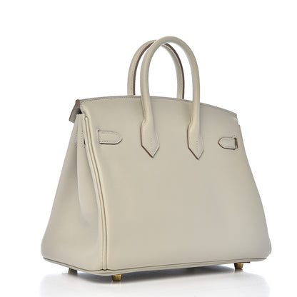 Hermes Swift Birkin 25 Gris Perle 2 of 33