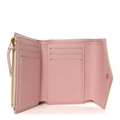 Louis Vuitton Damier Azur Victorine Wallet Rose Ballerine 5 of 6