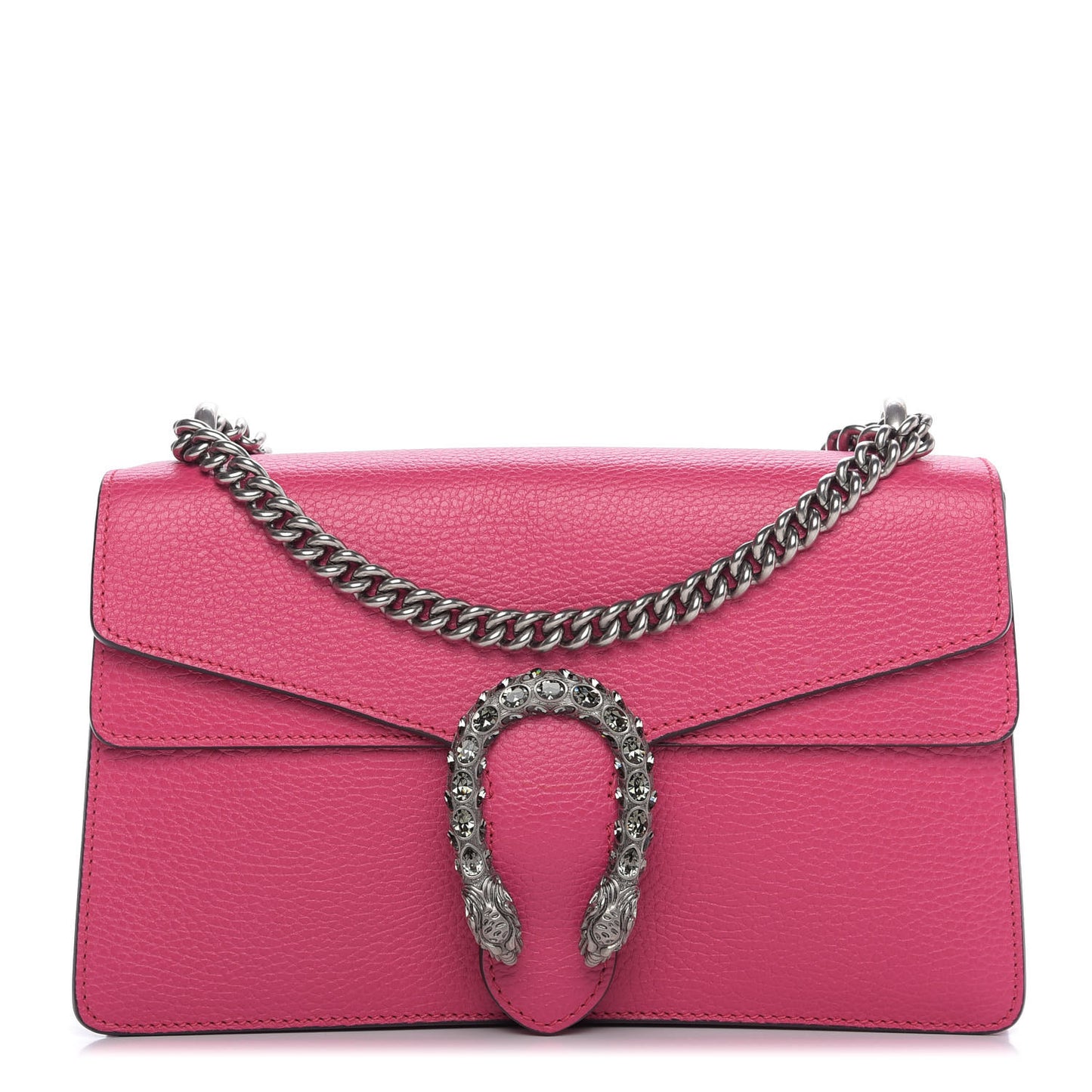 Dollar Calfskin Small Dionysus Shoulder Bag Box Pink