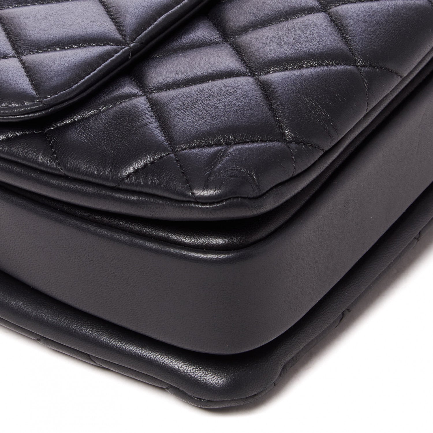 Chanel Lambskin Quilted Medium Trendy CC Flap Dual Handle Bag Black 8 of 10