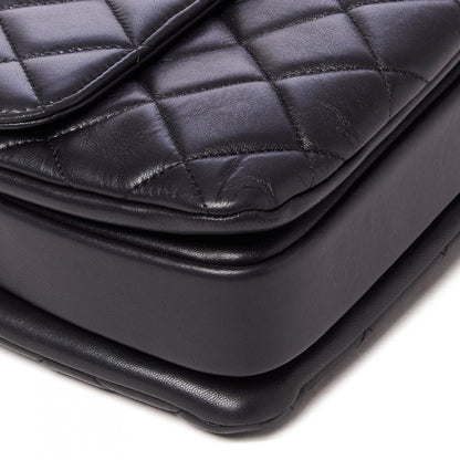 Chanel Lambskin Quilted Medium Trendy CC Flap Dual Handle Bag Black 8 of 10