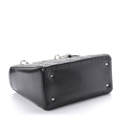Christian Dior Lambskin Cannage Medium Lady Dior Black 4 of 11