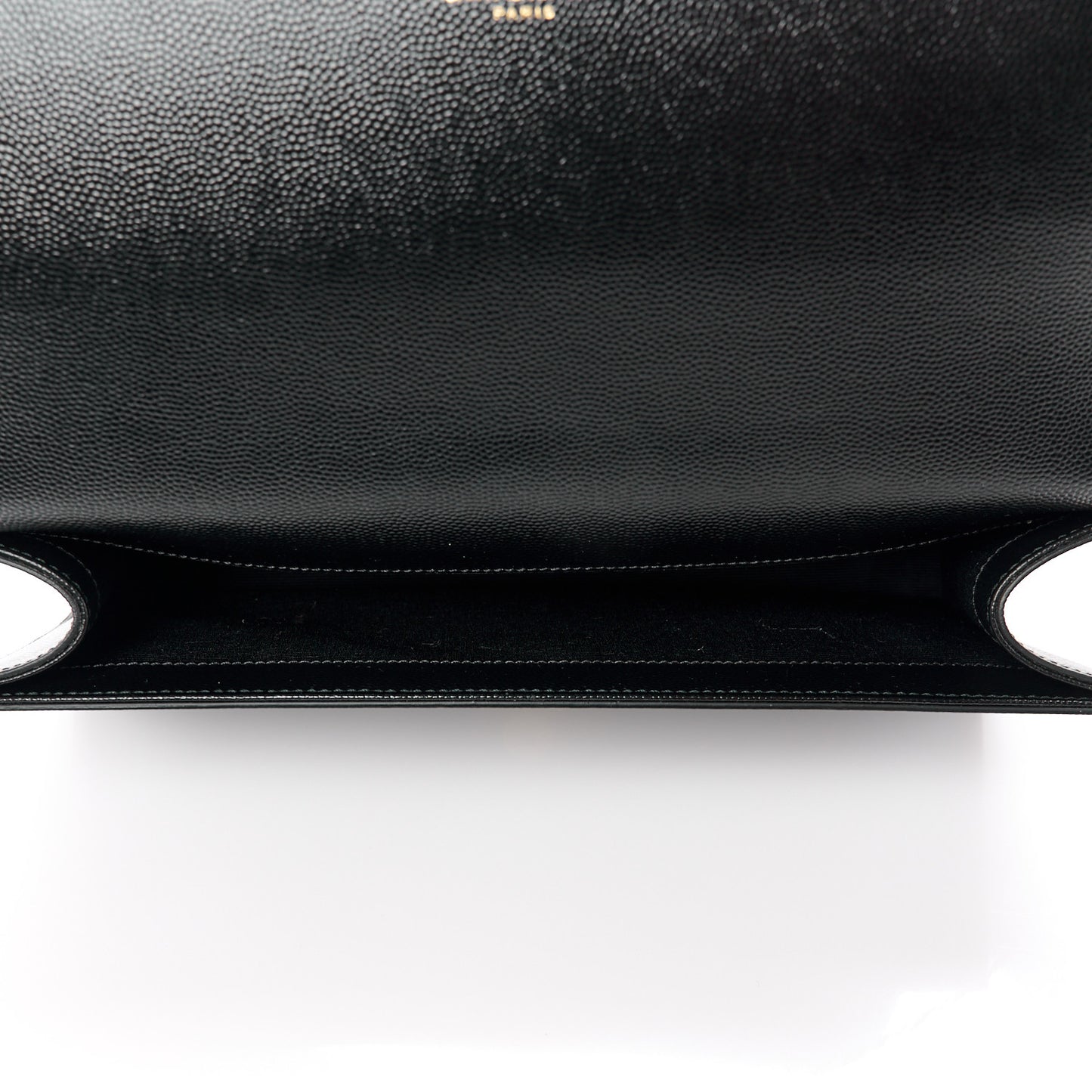 Grain De Poudre Monogram Cassandre Clutch Black