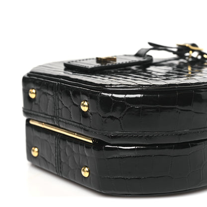 Louis Vuitton Crocodile Petite Boite Chapeau Black 9 of 9