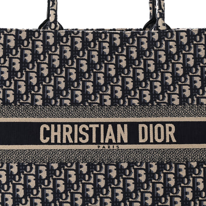 Christian Dior Oblique Book Tote Blue Multicolor 8 of 11