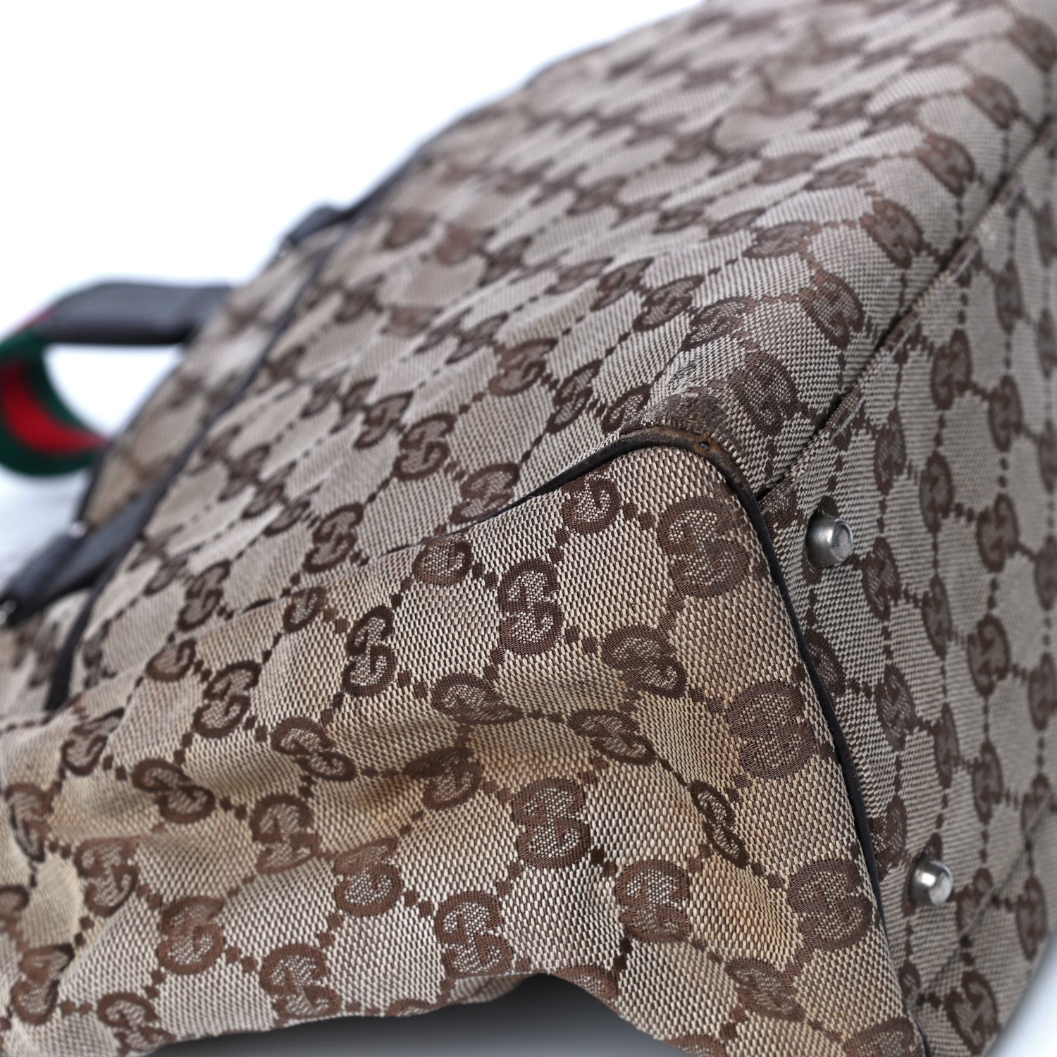 Gucci GG Monogram Web Pop Tote Dark Brown 9 of 11