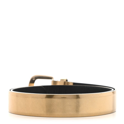 Chanel Patent Calfskin Belt 85 34 Gold 2 of 7